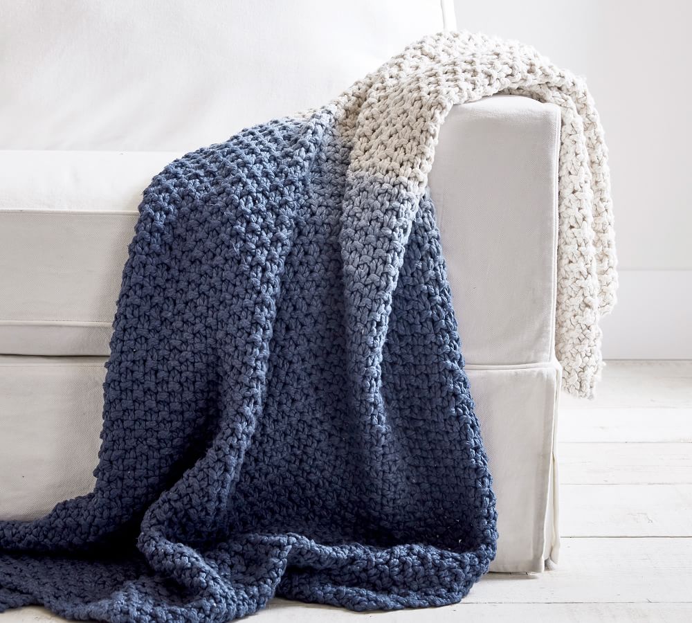 Ombre best sale throw blanket