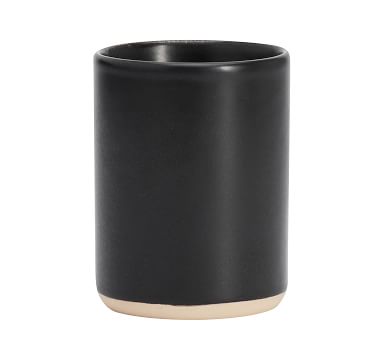 Mason Ceramic Scented Candle - Black Amber | Pottery Barn