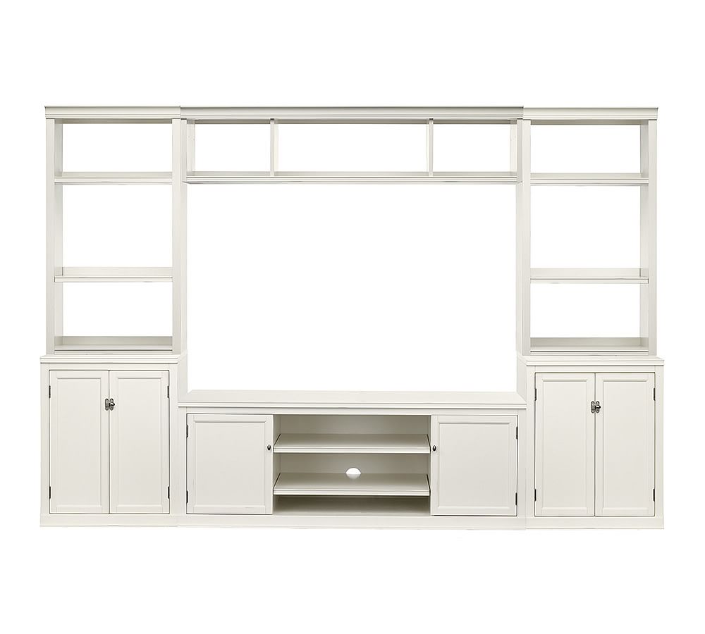 Logan 6-Piece Entertainment Center | Pottery Barn