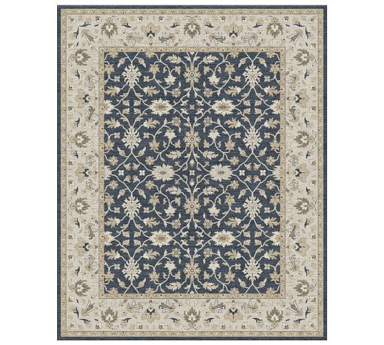 Malika PersianStyle HandTufted Wool Rug Pottery Barn
