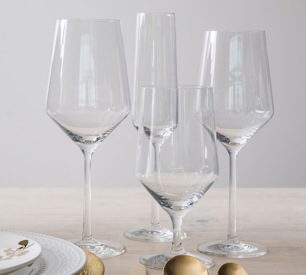 2 Pair of Schott Zwiesel pure-belfesta Unbreakable Wine Glasses in Varied  Sizes 