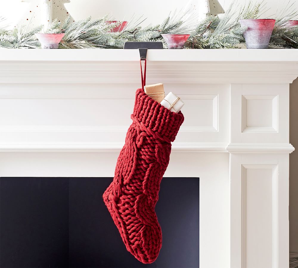 Colossal Handknit Stockings | Pottery Barn