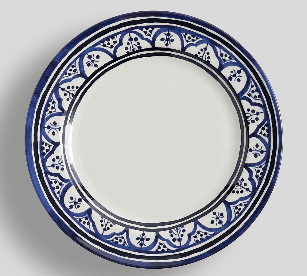 Medina Melamine Dinner Plates Set of 4 Pottery Barn