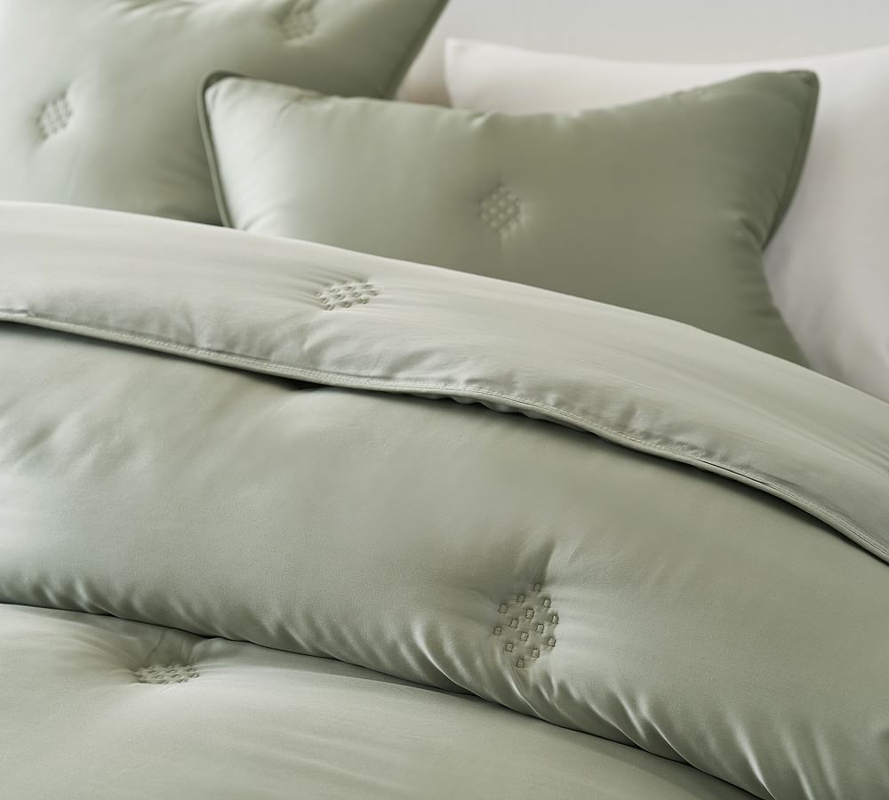 Tencel™ Comforter - White | Pottery Barn