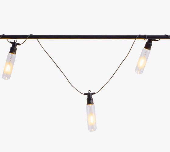 Edison Pill String Lights Pottery Barn