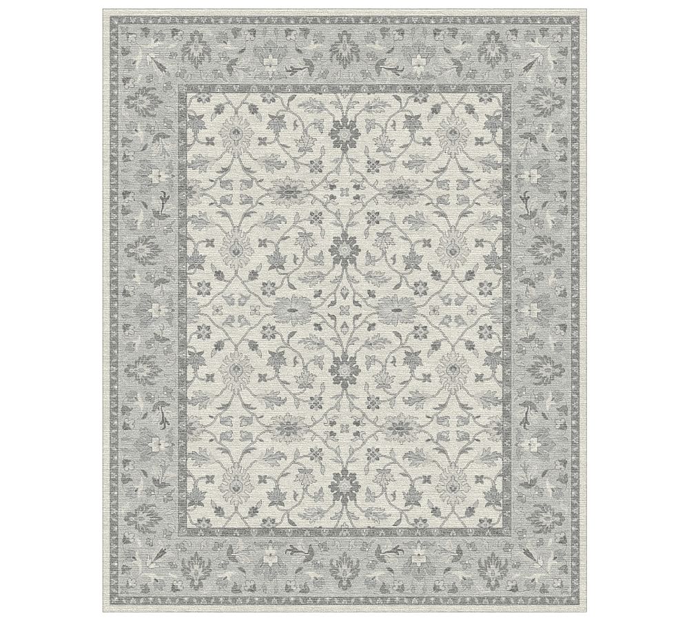 Malika PersianStyle HandTufted Wool Rug Pottery Barn