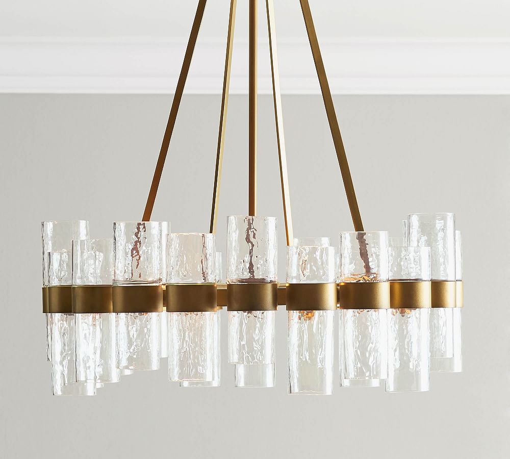 Penni Recycled Glass Chandelier