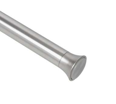 Umbra® Adjustable Nickel Curtain Tension Rod | Pottery Barn