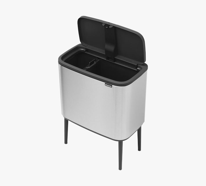 Brabantia Bo Waste Bin Hi, 12L Pattumiera Matt Black