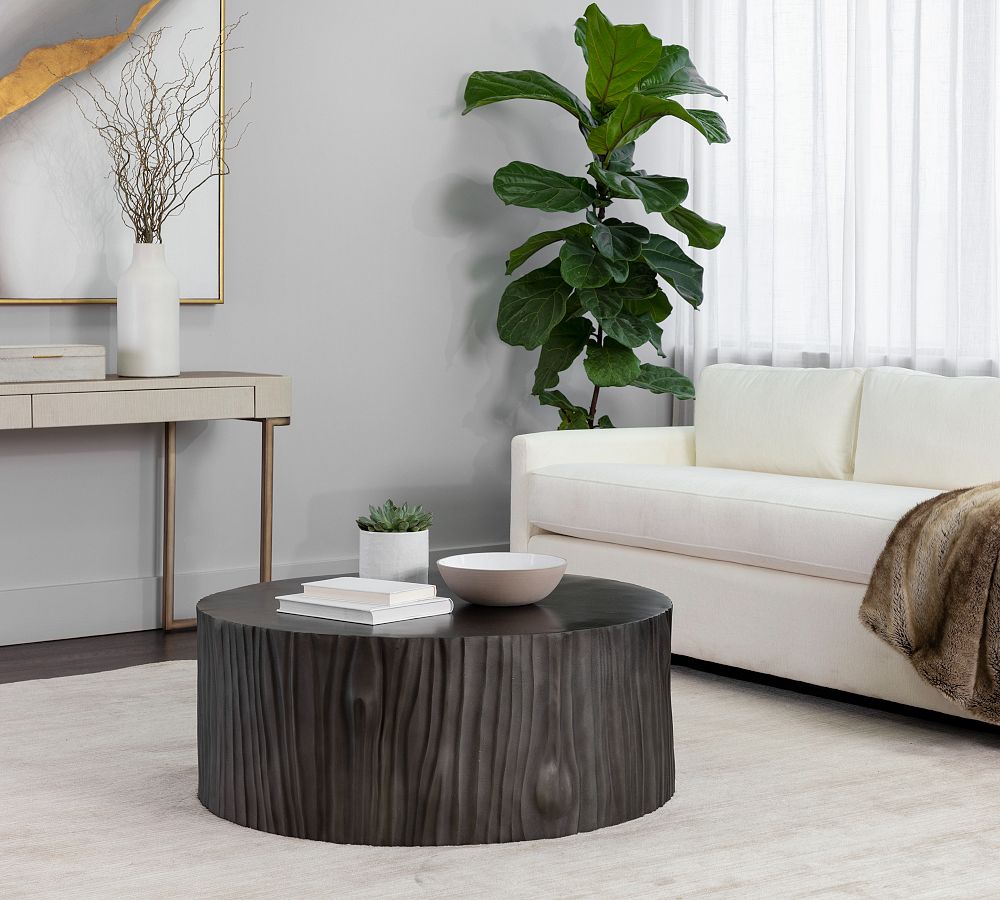 Coloma Round Storage Coffee Table