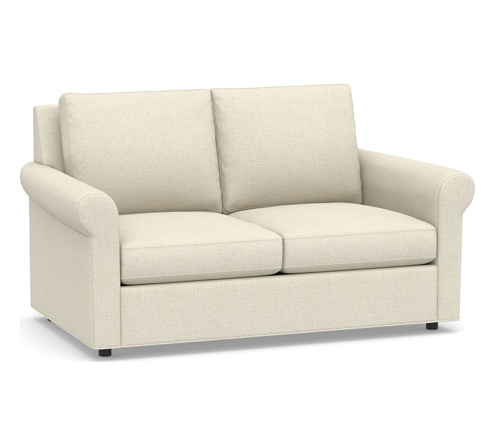 Furniture of America Cumbre 75 in. Beige Chenille 2-Seater