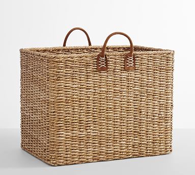 Nordic woven basket kitchen storage basket retro wall hanging basket p