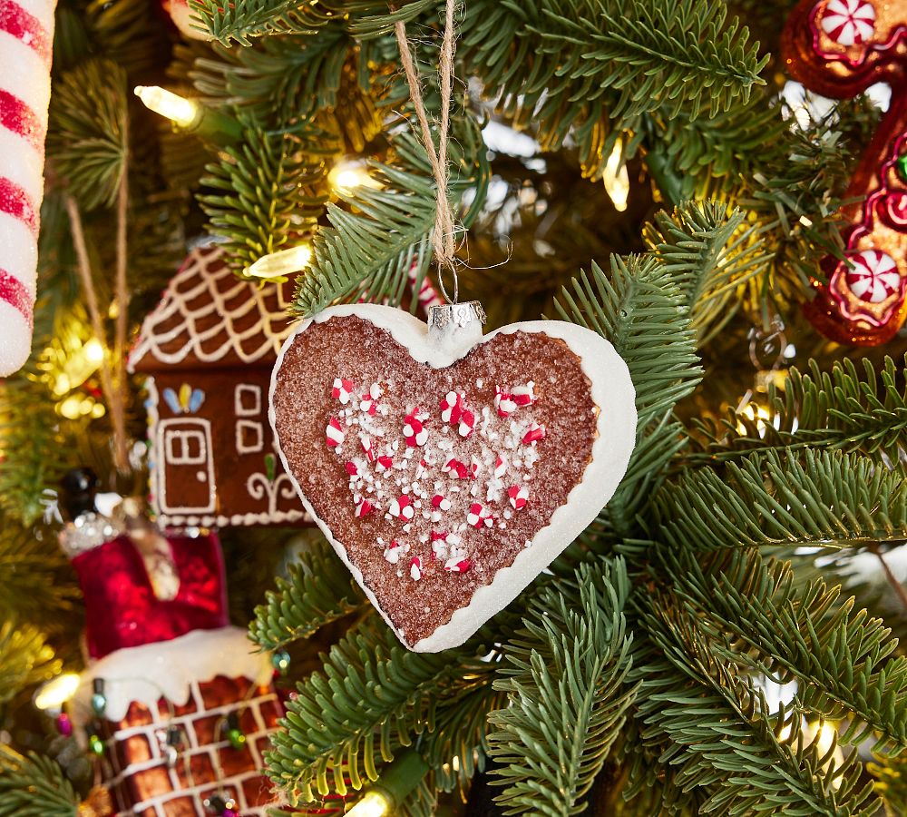 Gingerbread Heart Cookie Ornament