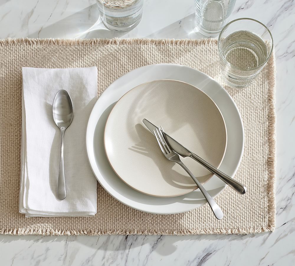 Mason Fringe Placemat | Pottery Barn