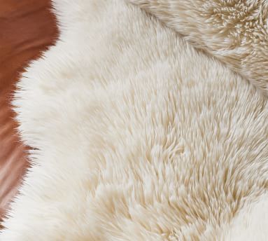 Luxe Faux Fur Double Length Hide | Pottery Barn