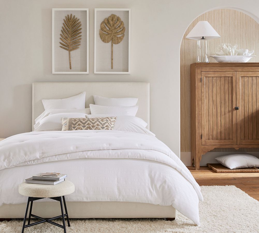 Noah Textured Duvet Cover Pottery Barn