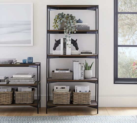 Ladder bookshelf pottery deals barn