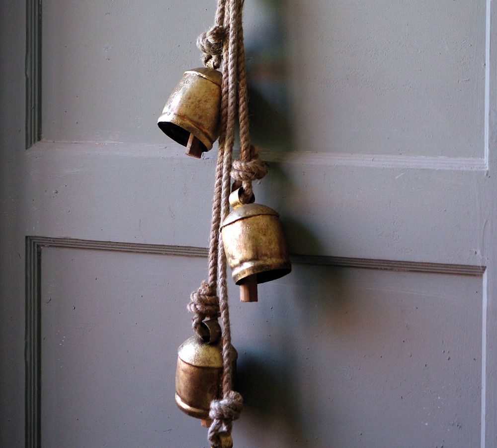 Rustic Iron Hanging Bells