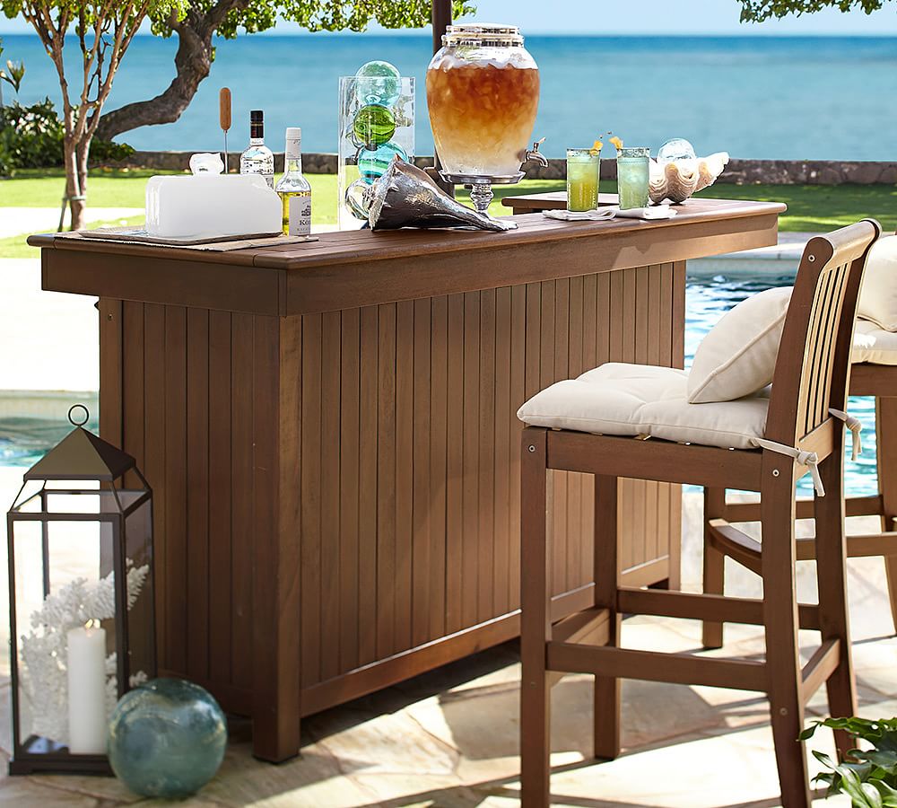 Pottery barn deals mahogany outdoor furniture