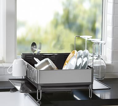 Simplehuman Dish Drying Rack Pottery Barn