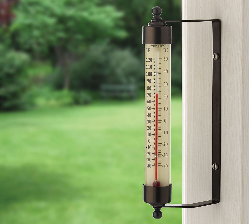 Smrinog 3Pcs Wall Thermometer Indoor Outdoor Mount Garden