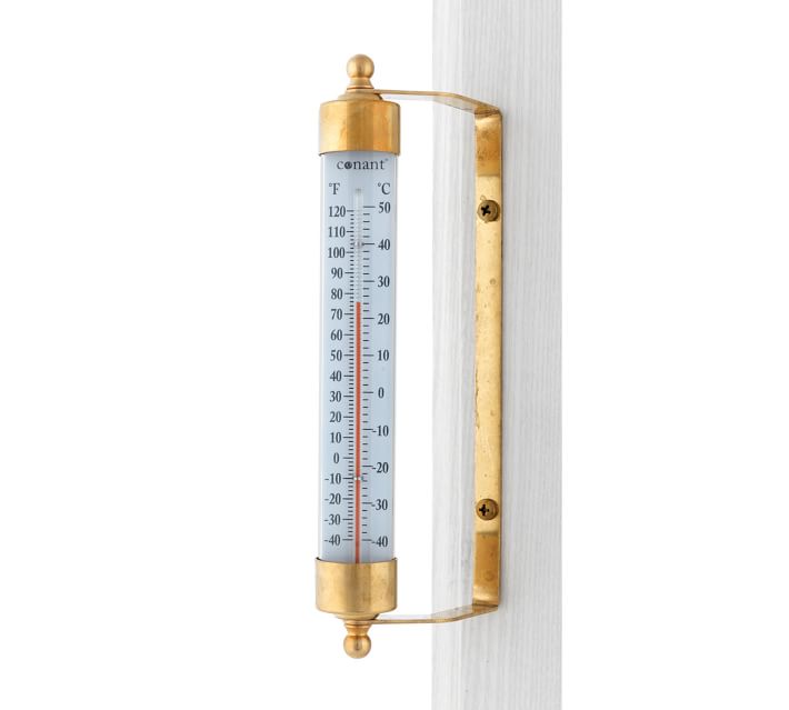 Thermometer wooden house large indoor outdoor