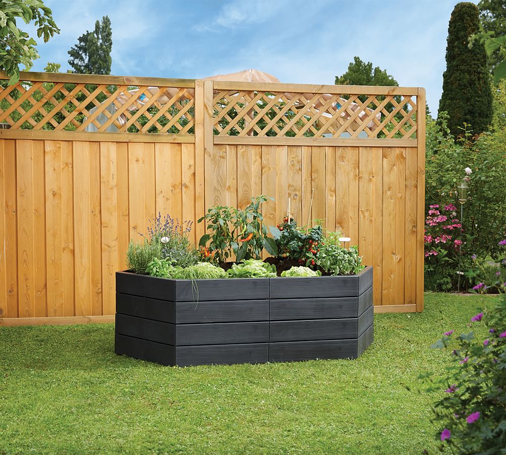 Eco Modular Hexagon Garden Bed Pottery Barn