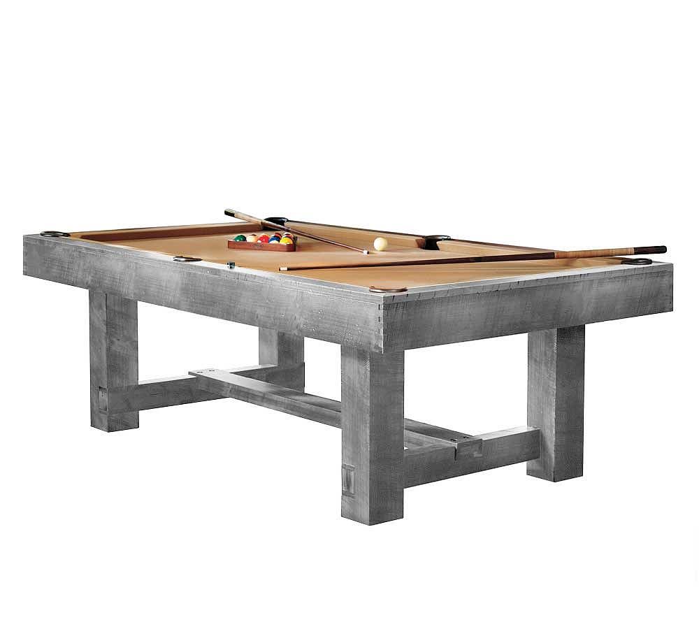 Benchwright Pool Table with Table Tennis Top Pottery Barn