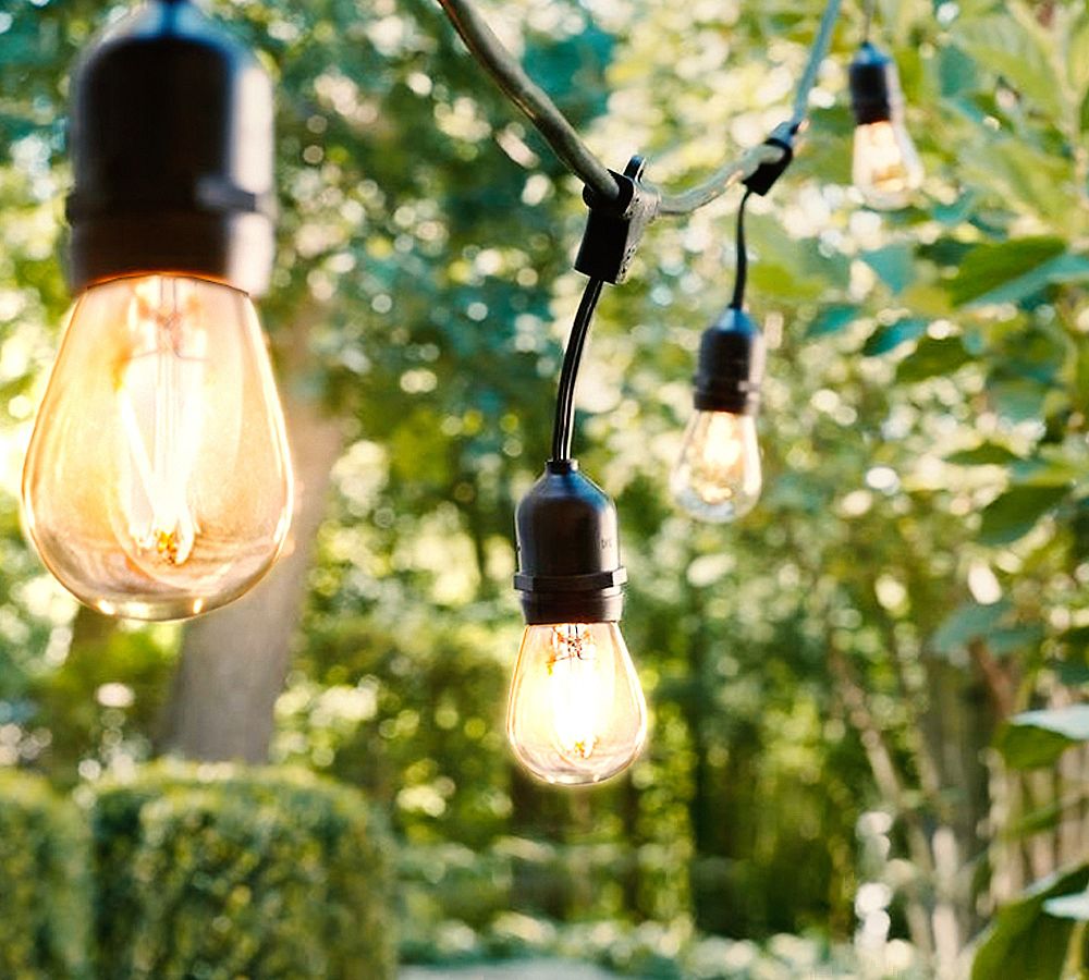 LED Patio String Lights Pottery Barn