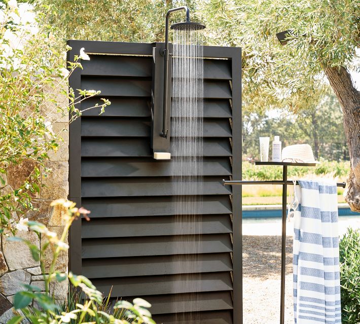 Malibu Metal Outdoor Shower Caddy