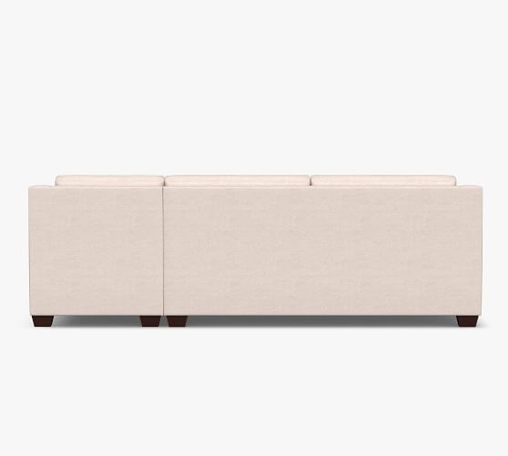 York Slope Arm Deep Seat Upholstered Sofa Chaise Sectional Pottery Barn