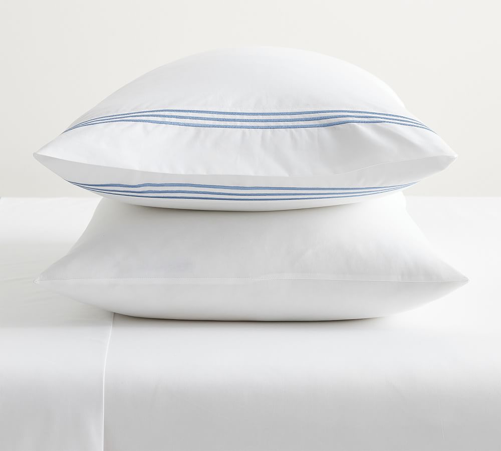 Grand Organic Percale Pillowcases Set of 2 Pottery Barn