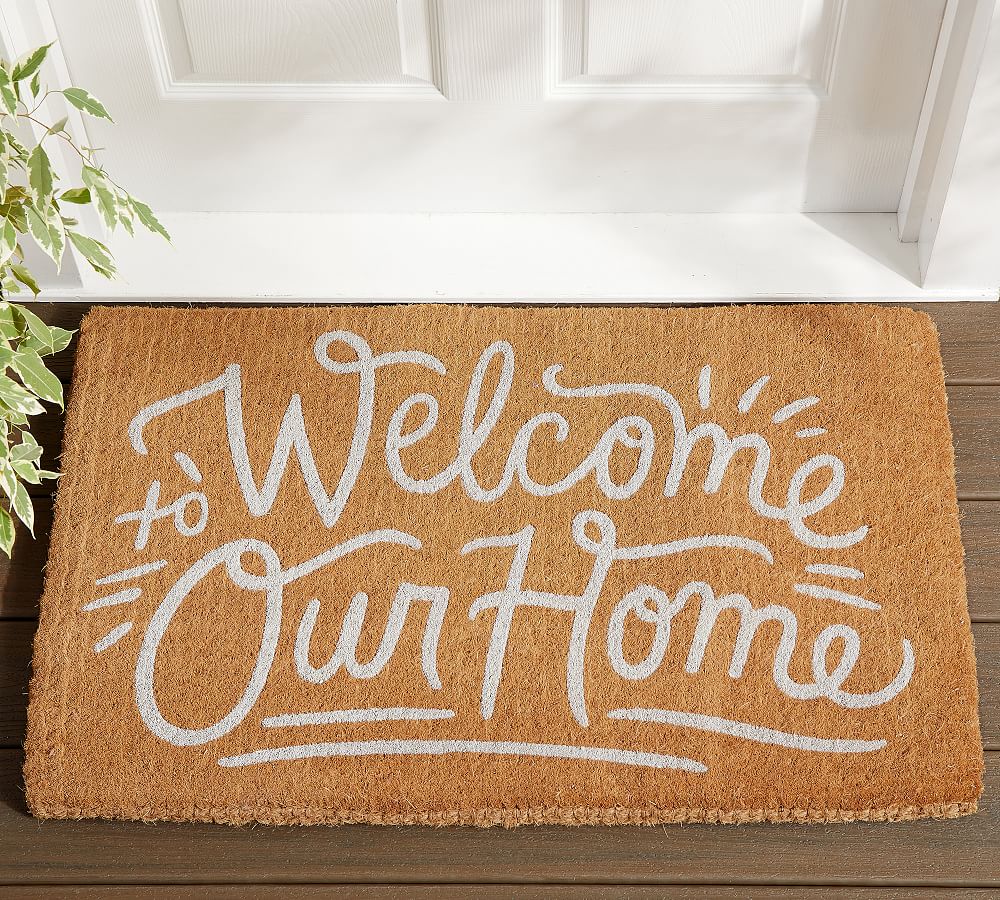 To Our Home Doormat Pottery Barn