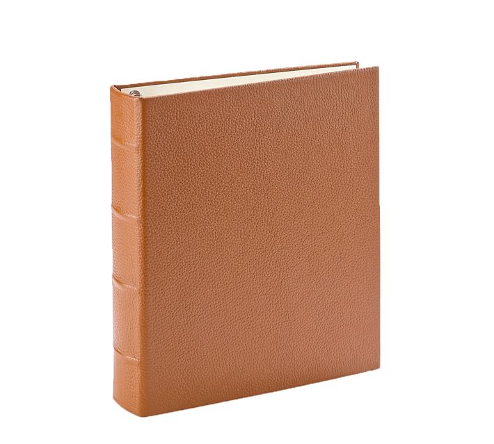 Leather Bound Clear Pocket Photo Albums