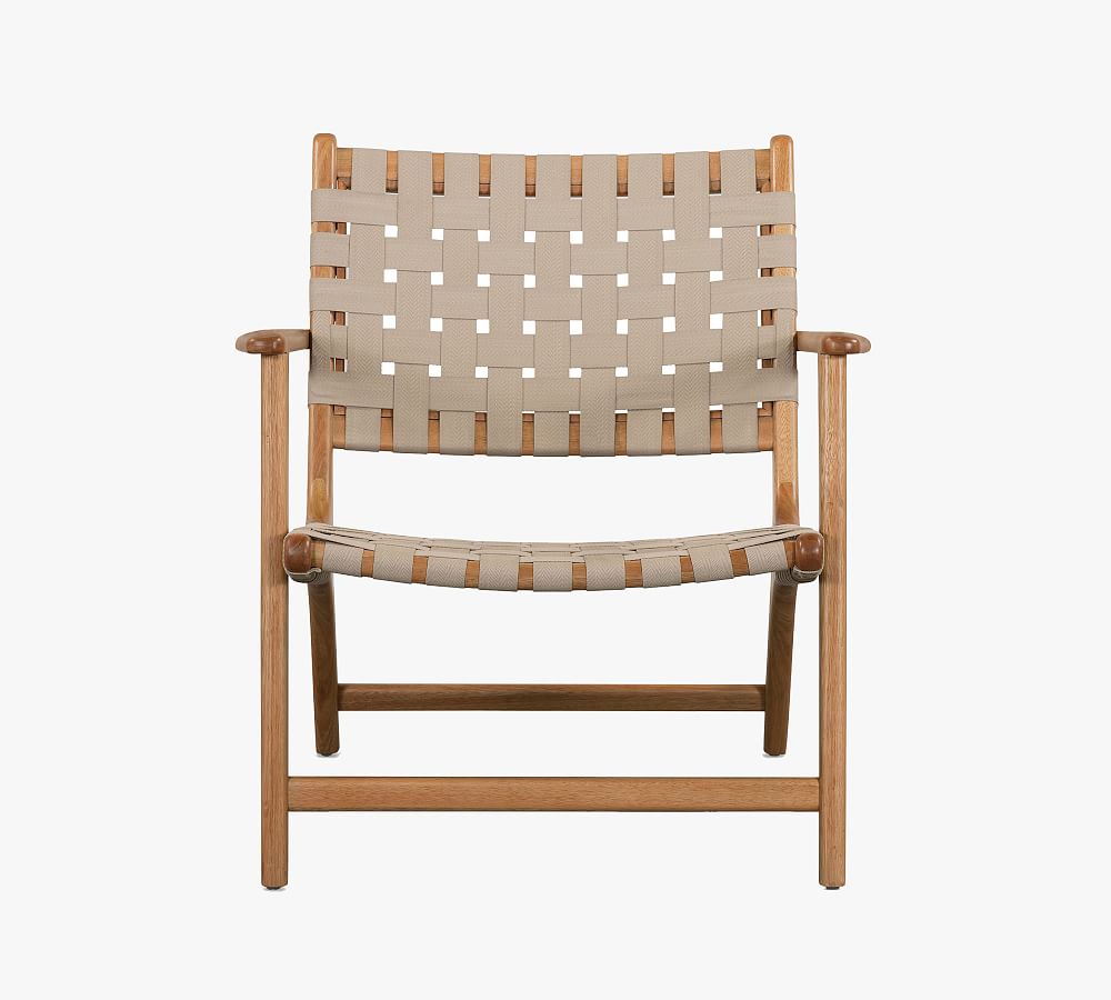 Nyssa Eucalyptus Woven Outdoor Lounge Chair