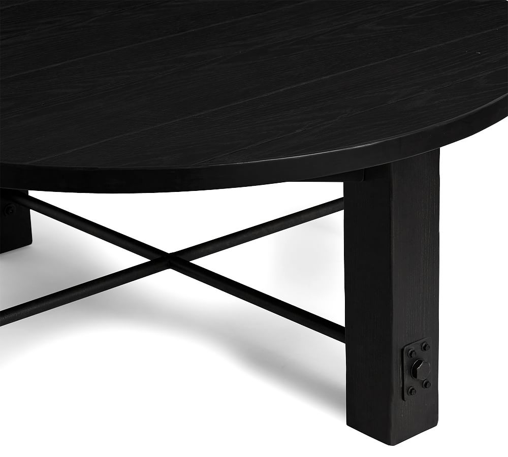 Benchwright Round Coffee Table Pottery Barn