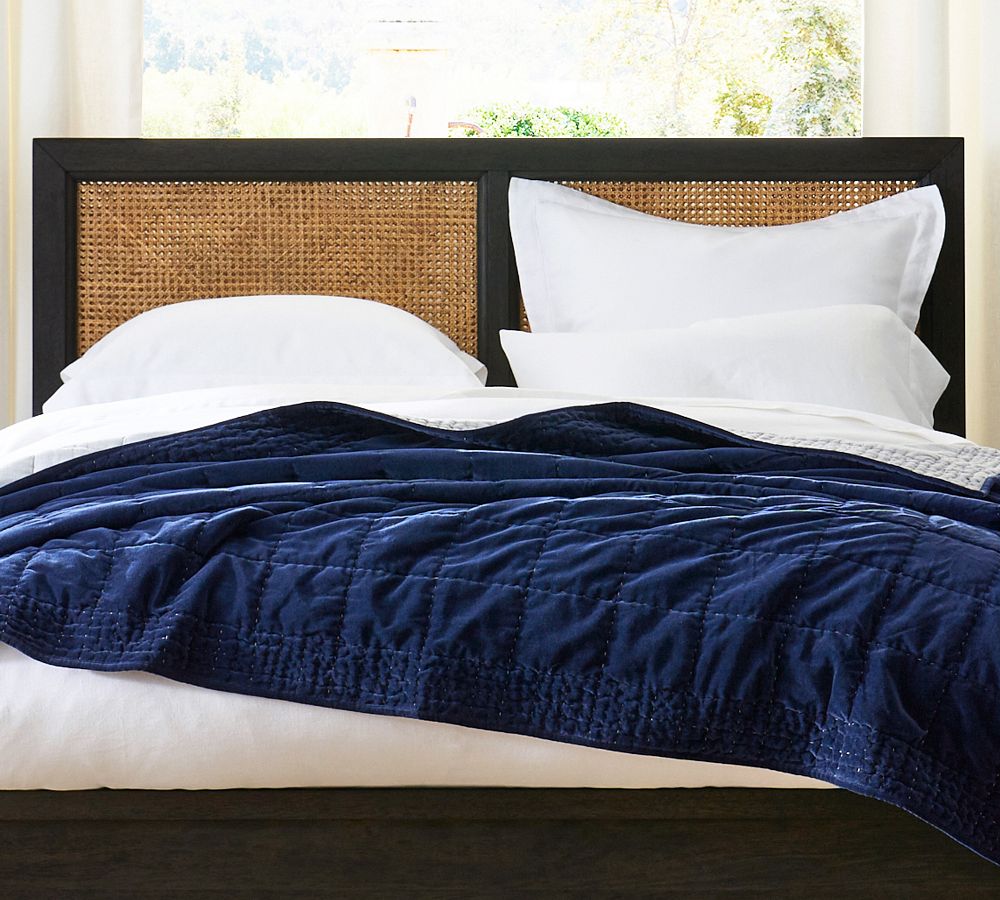 Sausalito Cane Headboard | Pottery Barn