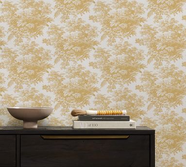 Matine Toile Wallpaper | Pottery Barn