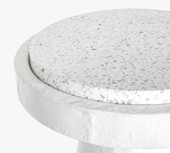 Willow Round Terrazzo Accent Table Pottery Barn