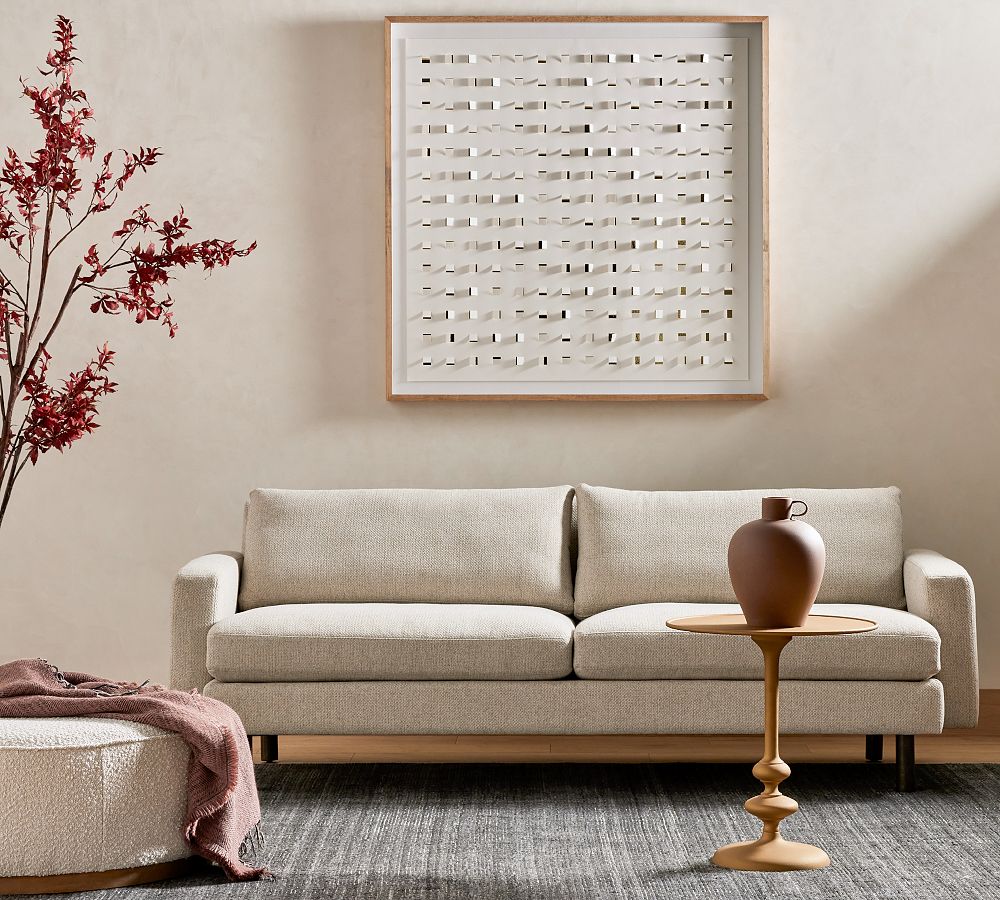 Arroyo Round Ottoman | Pottery Barn
