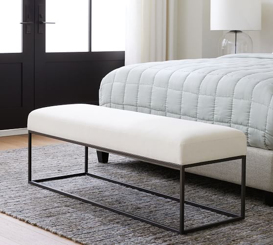 Millie Upholstered Bench | Pottery Barn