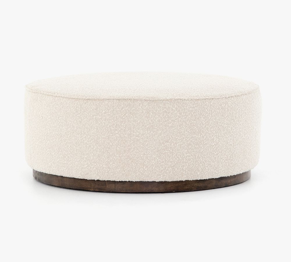 Arroyo Round Ottoman | Pottery Barn