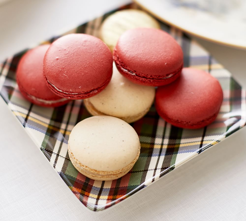 Denver Plaid Appetizer Plates, Set of 4 Pottery Barn