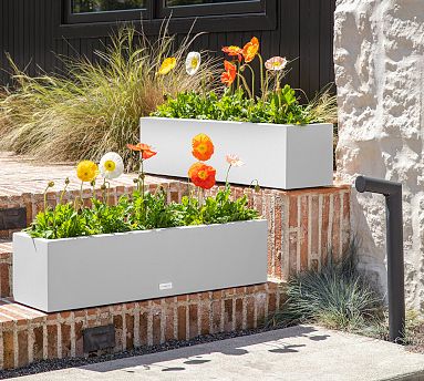 All Weather Eco Trough Outdoor Planters | Pottery Barn