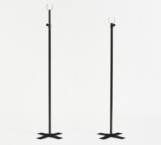 Outdoor Standing String Light Posts - Set of 2 | Pottery Barn