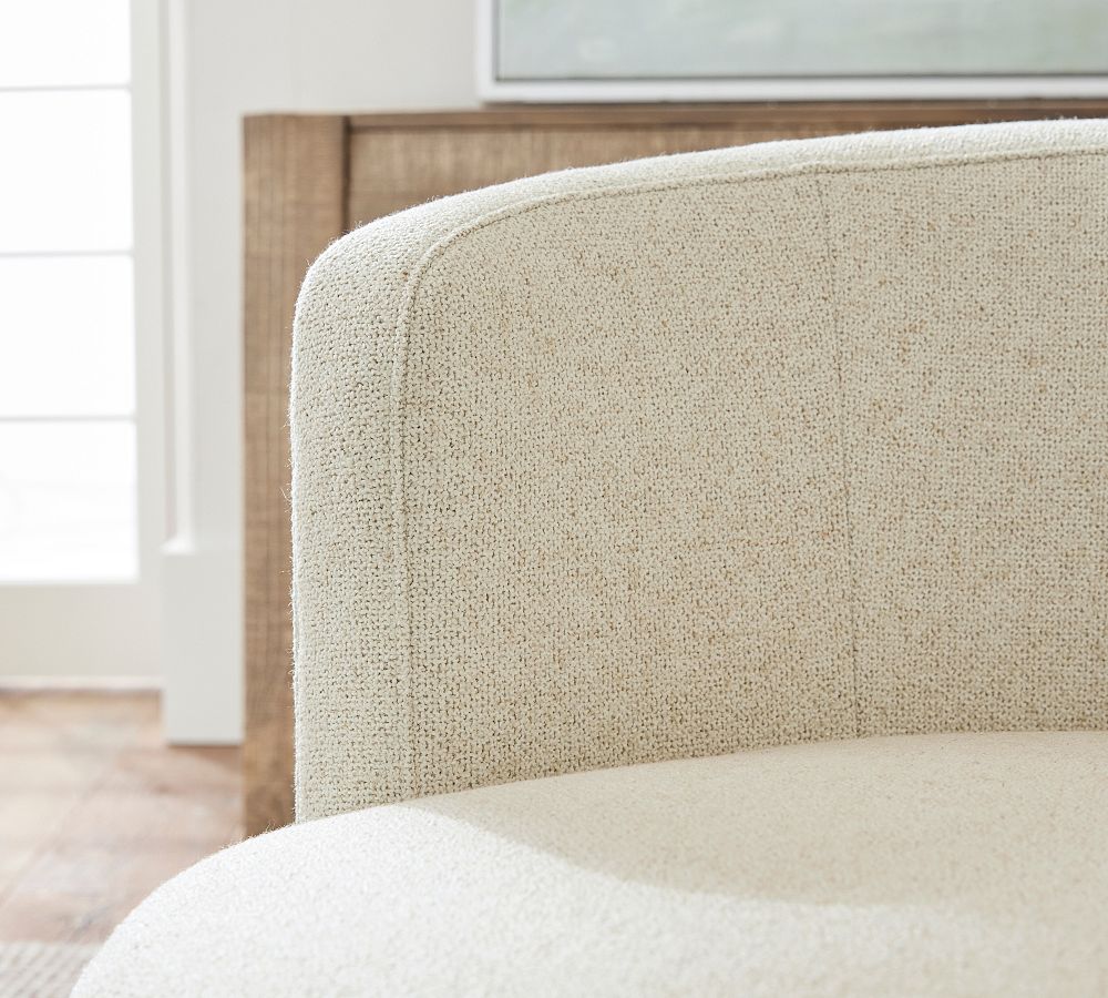 Balboa Upholstered Swivel Glider Pottery Barn