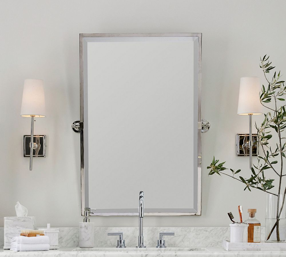 Open Box Kensington Rectangular Pivot Mirror Pottery Barn