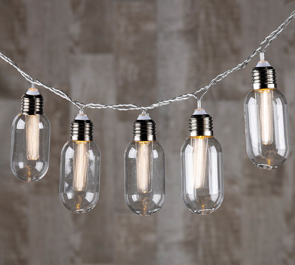Ellipse Bulb String Lights Pottery Barn