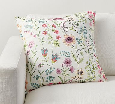 Floral pillows 2025 pottery barn