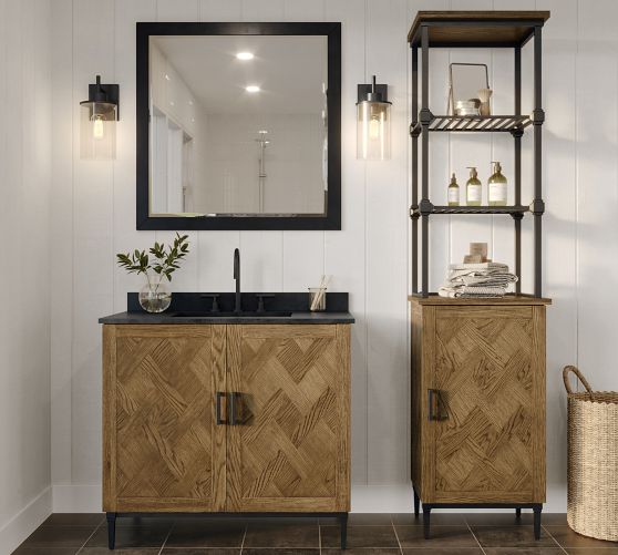 Bathroom storage store pottery barn